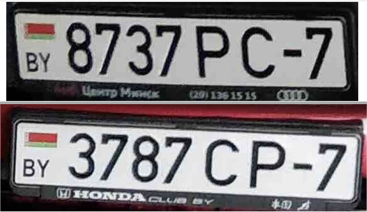 Detected plate 4